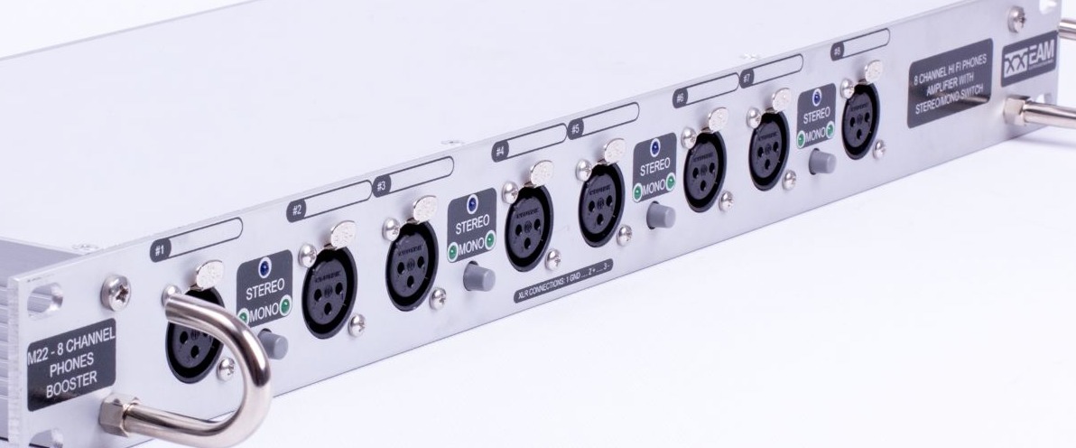 AMPLIFICADOR DE FONE M22 8 CANAIS EAM